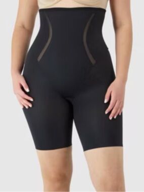 Maidenform Women's Shapewear High Waist Firm Thigh Slimmer Shaping Shorts 3XL